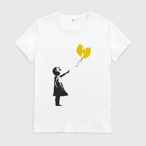 Женская футболка хлопок Wu-Tang Banksy