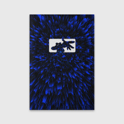 Обложка для паспорта матовая кожа Limp Bizkit blue energy