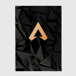 Постер Apex Legends golden poly