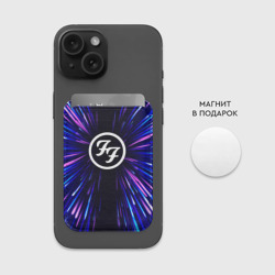 Картхолдер Magsafe магнитный Foo Fighters neon energy - фото 2