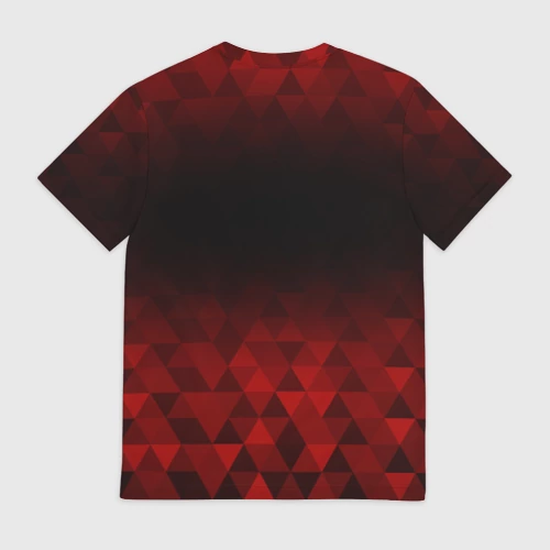Мужская футболка 3D HIM red poly - фото 2