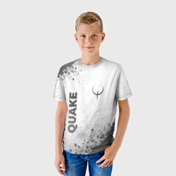 Детская футболка 3D Quake - white gradient вертикально - фото 2