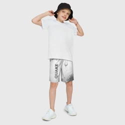 Детские спортивные шорты 3D Quake - white gradient вертикально - фото 2