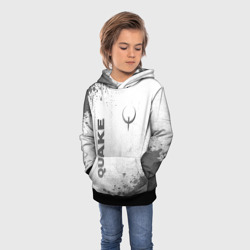 Детская толстовка 3D Quake - white gradient вертикально - фото 2