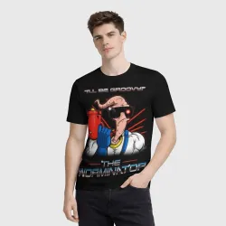 Мужская футболка 3D Jim - worminator - фото 2
