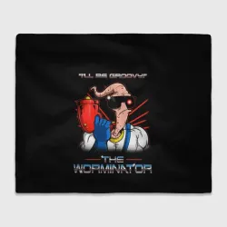 Плед 3D Jim - worminator