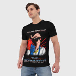 Мужская футболка 3D Jim - worminator - фото 2