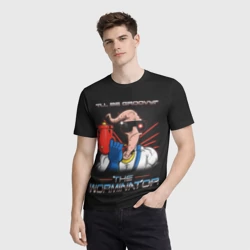 Мужская футболка 3D Jim - worminator - фото 2