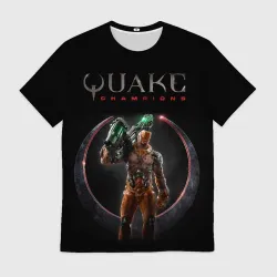 Мужская футболка 3D Quake champions - Visor