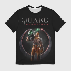 Мужская футболка 3D Quake champions - Visor