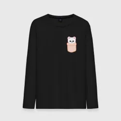 Мужской лонгслив хлопок Jiniret in pocket