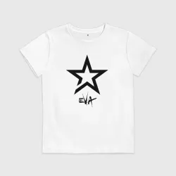 Детская футболка хлопок Eva - star