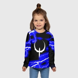 Детский лонгслив 3D Quake молнии шторм - фото 2