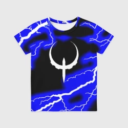 Детская футболка 3D Quake молнии шторм