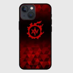 Чехол для iPhone 13 mini Final Fantasy red poly