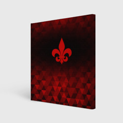 Холст квадратный Saints Row red poly