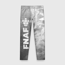 Детские леггинсы 3D FNAF - grey gradient по-вертикали