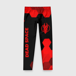 Детские леггинсы 3D Dead Space - red gradient вертикально