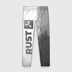 Детские леггинсы 3D Rust - white gradient по-вертикали