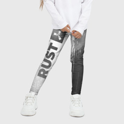 Детские леггинсы 3D Rust - white gradient по-вертикали - фото 2