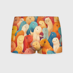 Мужские трусы 3D Милые тиранозавры