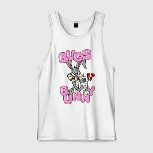 Мужская майка хлопок Angry Bugs Bunny