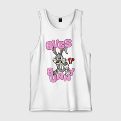 Мужская майка хлопок Angry Bugs Bunny