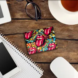 Обложка для студенческого билета Rolling Stones logo - pop art pattern - фото 2