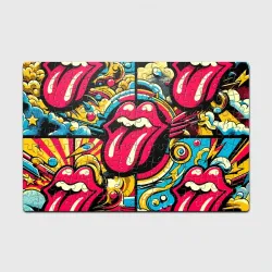 Головоломка Пазл магнитный 126 элементов Rolling Stones logo - pop art pattern