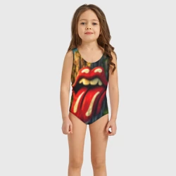 Детский купальник 3D Rolling Stones - sea rocks