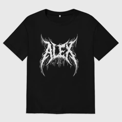 Мужская футболка хлопок Oversize Alex - gothics style