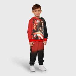 Детский костюм с толстовкой 3D Капитан Америка Новый мир - фото 2