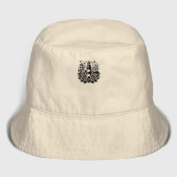 Мужская панама хлопок Маяк с розами и кораблем тату