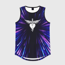 Мужская спортивная майка 3D Bon Jovi neon energy