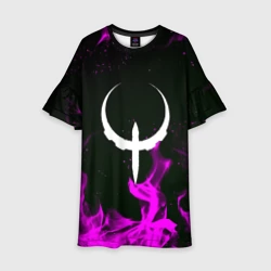 Детское платье 3D Quake fire neon