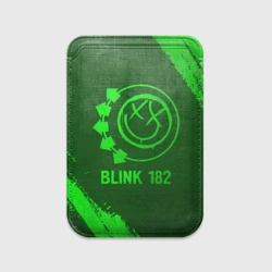 Картхолдер Magsafe магнитный Blink 182 - green gradient