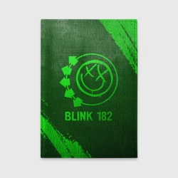 Обложка для автодокументов Blink 182 - green gradient