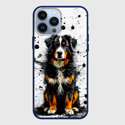 Чехол для iPhone 13 Pro Max Зенненхунд на белом