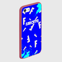 Чехол для iPhone 5/5S матовый Farcry 6 pattern - фото 2