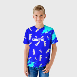 Детская футболка 3D Farcry 6 pattern - фото 2
