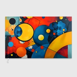 Флаг 3D Динамичный красочный паттерн