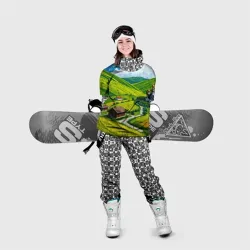 Накидка на куртку 3D Русская душа и поле - фото 2