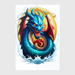 Магнитный плакат 2Х3 Водолей в тени дракона