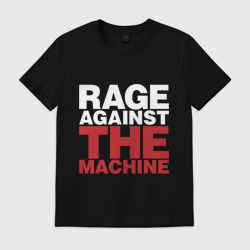 Мужская футболка хлопок Rage against the machine title 