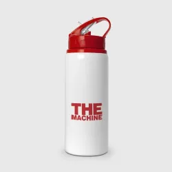 Бутылка для воды с трубочкой Rage against the machine title 