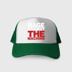 Кепка тракер с сеткой Rage against the machine title 