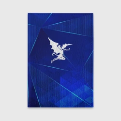 Обложка для автодокументов Black Sabbath blue poly