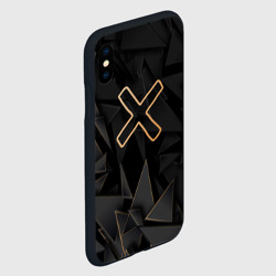 Чехол для iPhone XS Max матовый A Silent Voice golden poly - фото 2