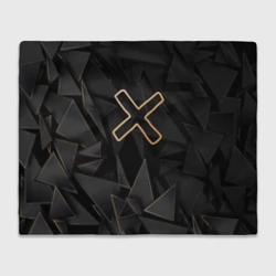 Плед 3D A Silent Voice golden poly