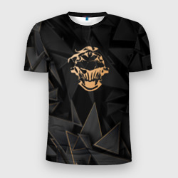 Мужская футболка 3D Slim Goblin Slayer golden poly